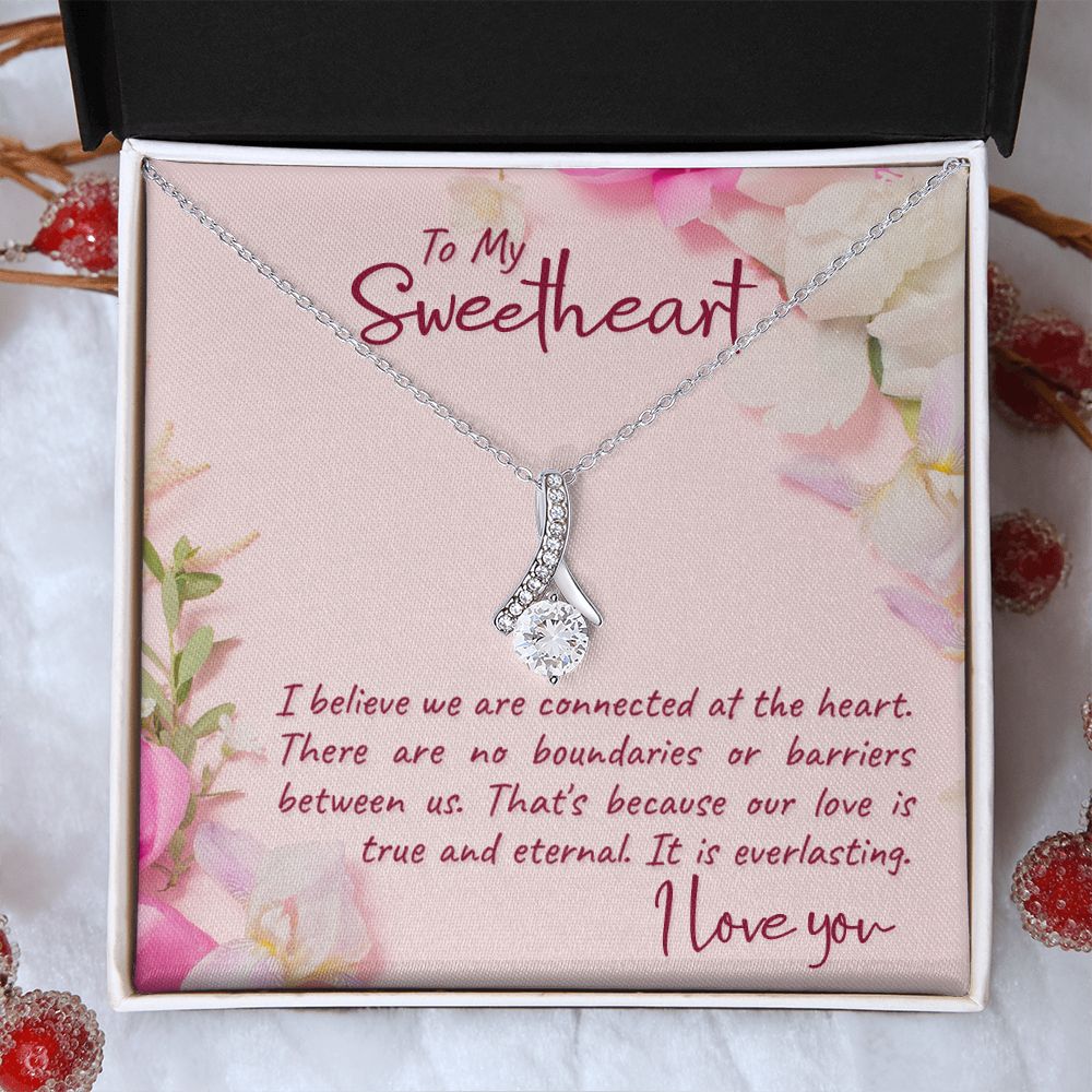 To My Wife Necklace from Husband, Personalized Necklace for Women, Luxury Necklace for Wife from Man Men, Wedding Anniversary Present For Wife, Beautiful Wife Jewelry Christmas Birthday Gift For Wife19 Alluring Beauty Necklace