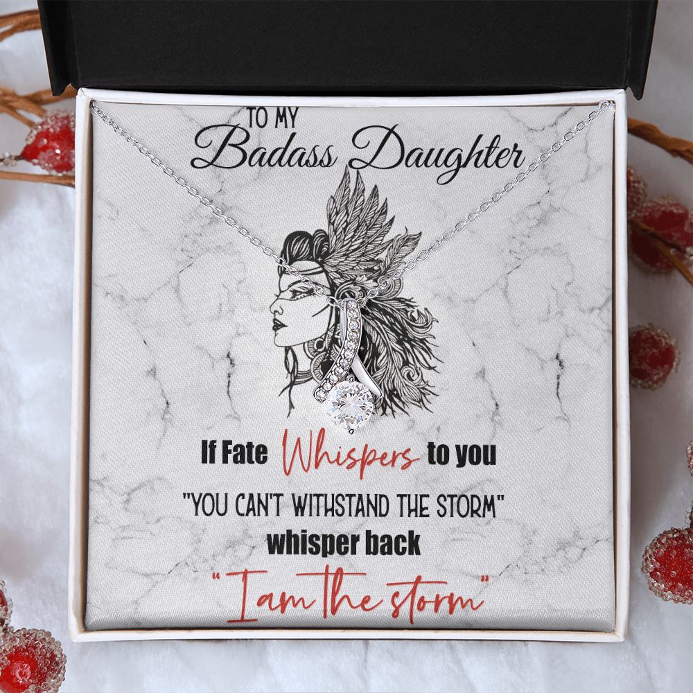 Bonus Daughter Gifts From Stepdad, Step Daughter Gifts From Stepmom, Stepdaughter Gifts From Stepdad, Father Stepdaughter Necklace, To My Bonus Daughter Necklaces, Christmas Gifts For Bonus10 Alluring Beauty Necklace