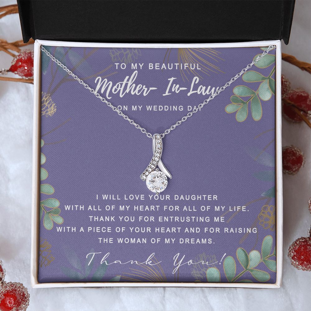 Mother in Law Necklace, Jewelry for Women, Future Mother in Law Gifts from Daughter in Law, Mother of Bride Gifts For Mother in Law, Birthday Gifts For Mother In Law From Daughter In Law8 Alluring Beauty Necklace
