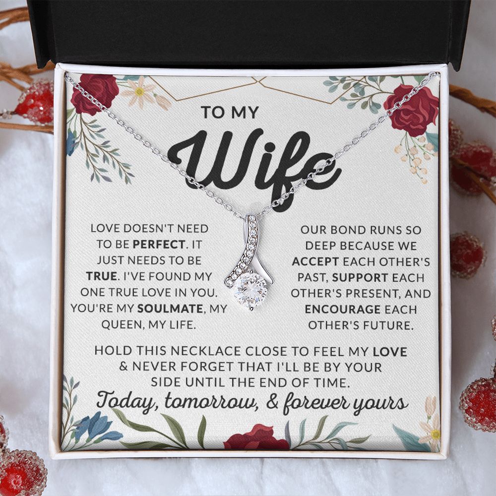 Eternal Hope Necklace To My Wife Gift, Necklace gift for her, Valentine's day 175138888386 Alluring Beauty Necklace