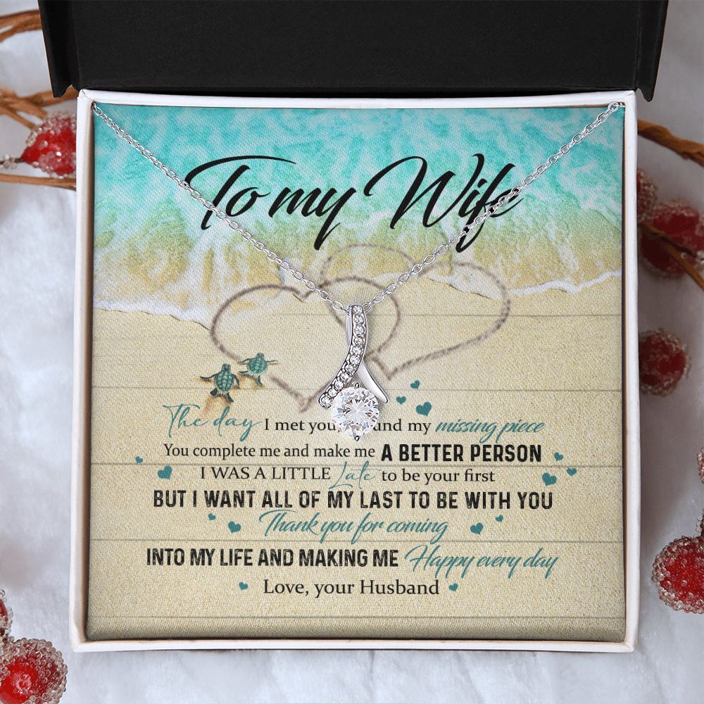 To My Wife Gift Alluring Necklace Valentines Gift For Wife Necklace For Women Alluring Beauty Necklace