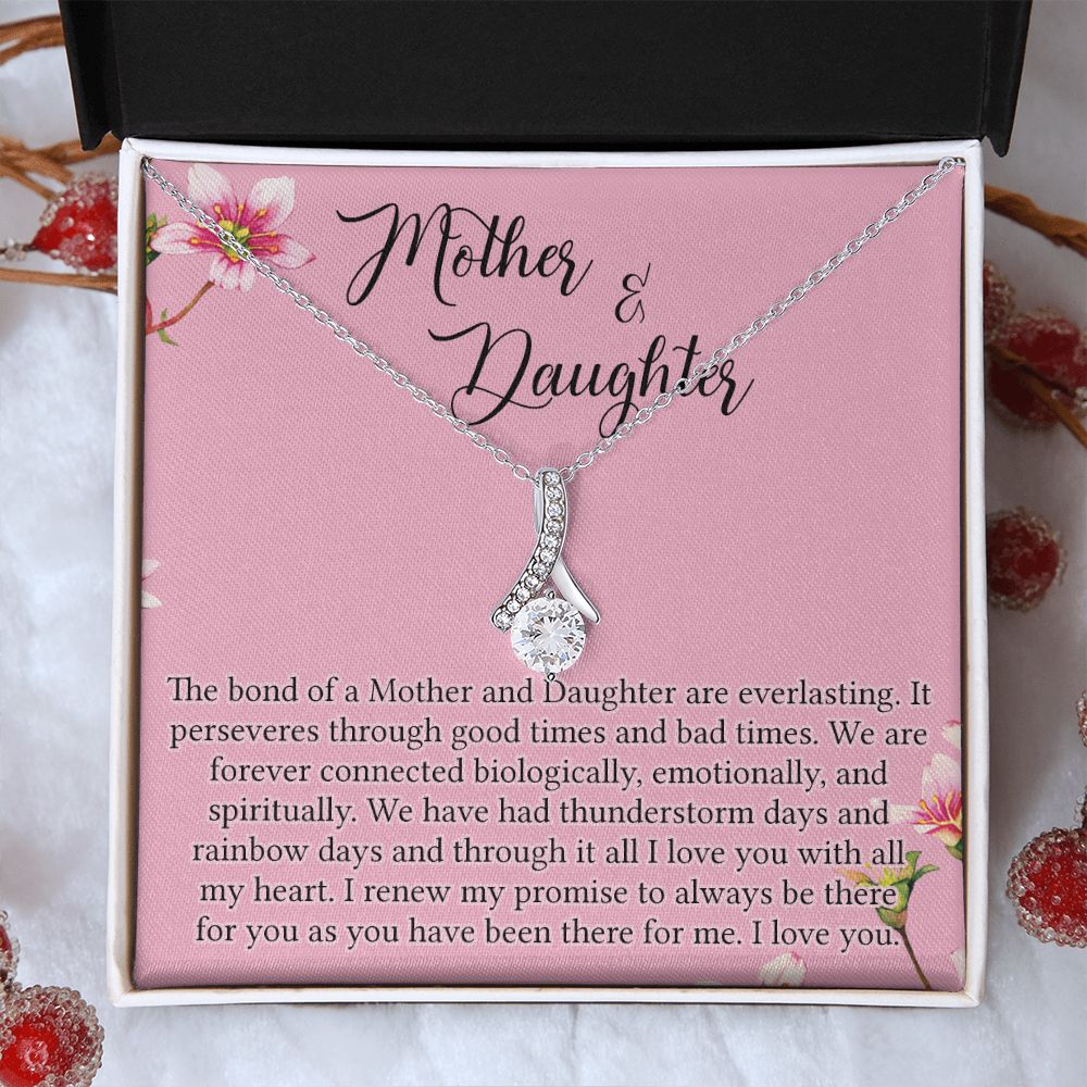 To My Mother Mom Bestfriend Best Mommy Mother In Law Stepmom For Mothers Day Birthday From Son Daughter Stepson Stepdaughter Necklace Gift Alluring Beauty Necklace
