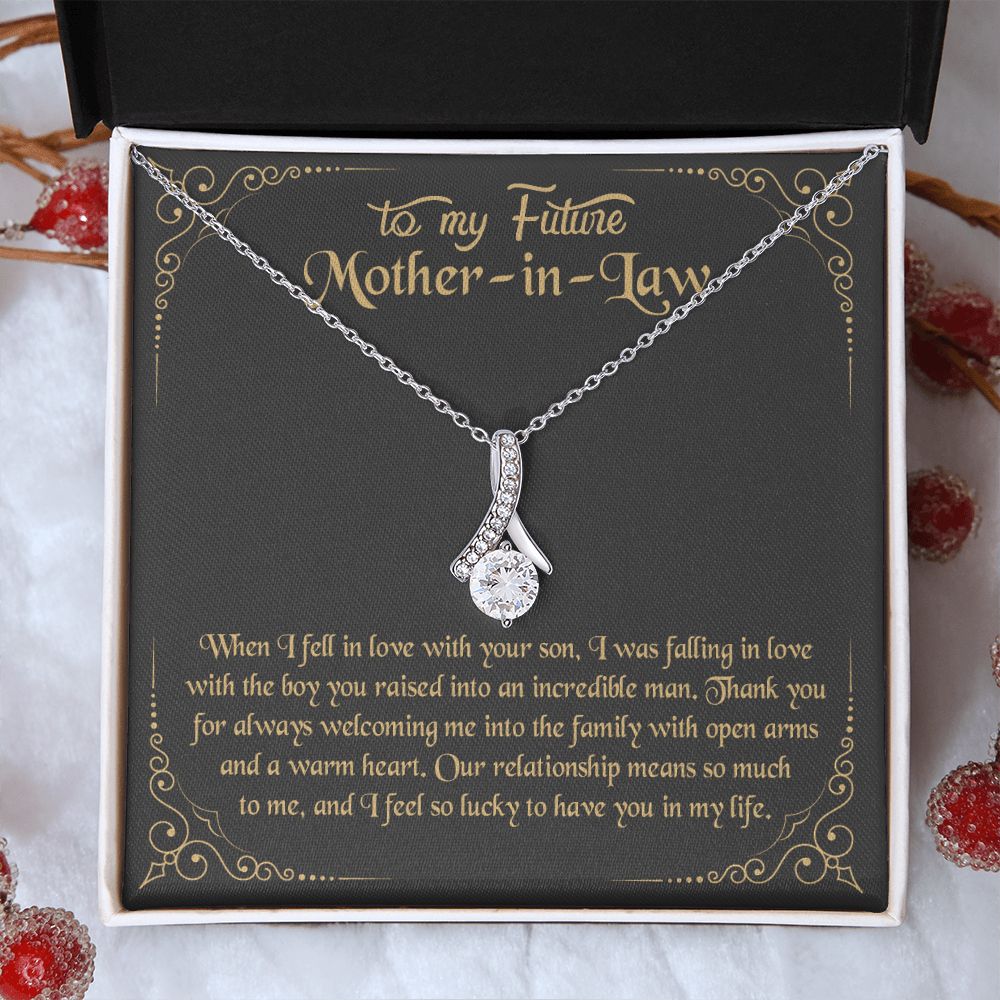 Mother in Law Necklace, Jewelry for Women, Future Mother in Law Gifts from Daughter in Law, Mother of Bride Gifts For Mother in Law, Birthday Gifts For Mother In Law From Daughter In Law10 Alluring Beauty Necklace