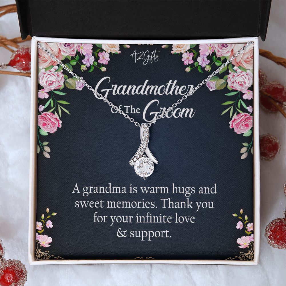 To My Grandmother Necklace, Gift for Grandmother Necklace, Mothers Day Gift For Grandma Nana, Grandma Jewelry From Grandchildren GrandKids , Jewelry Box Gift For Grandma Grandmother2 Alluring Beauty Necklace