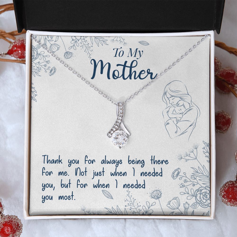 To My Mom Necklace Pendant Gift From Daughter Necklace I Needed You Most Gift For To Mom Happy Mother's Day Mother In Law Gift On Birthday Anniversary Gift 30821 Alluring Beauty Necklace