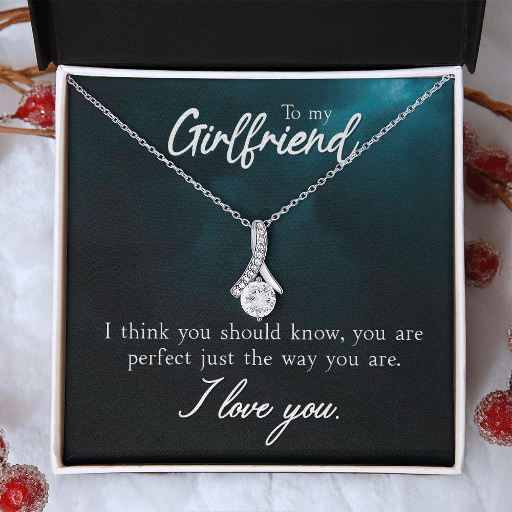 To My Girlfriend Necklace from Boyfriend To My Future Wife Necklace Jewelry For Girlfriend Gift For Girlfriend Gift for Her Romantic Birthday Valentines Day Gift For Girlfriend Gifts Necklaces 28 Alluring Beauty Necklace