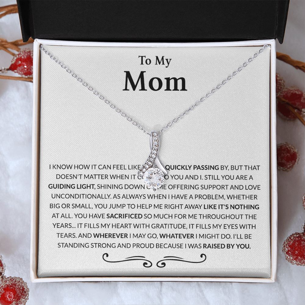 Gift for Mom from Daughter Moms Birthday Meaningful Gift for Mom Wedding Gifts Alluring Beauty Necklace
