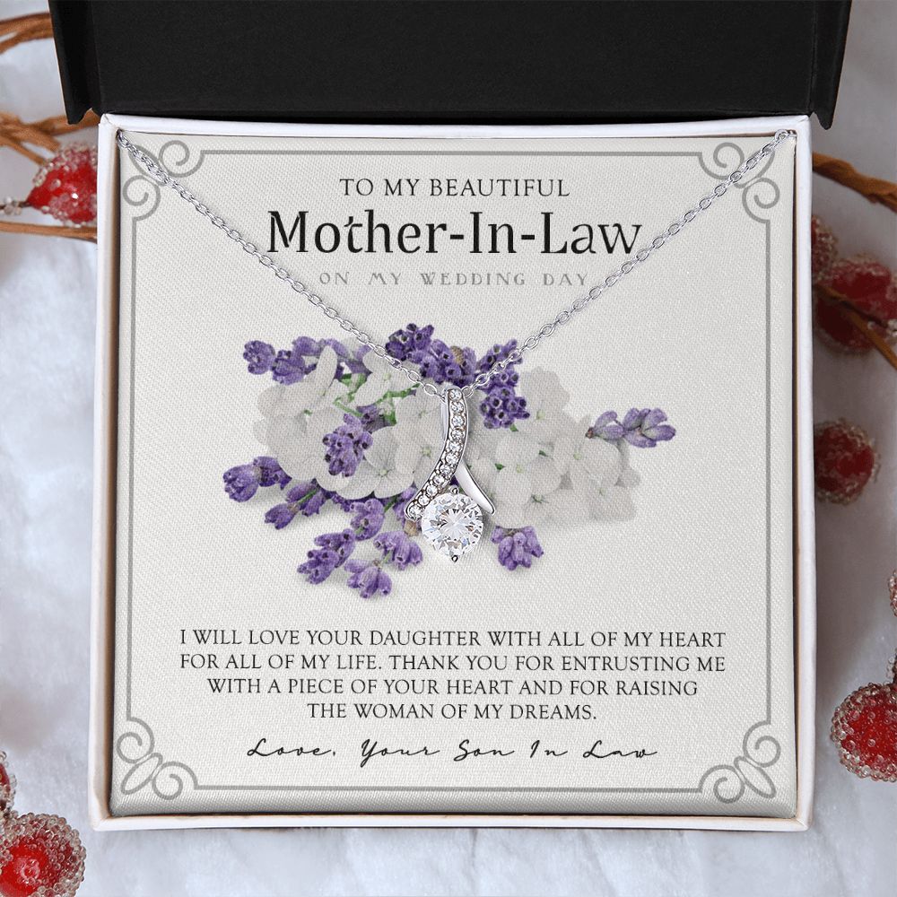 Mother in Law Necklace, Jewelry for Women, Future Mother in Law Gifts from Daughter in Law, Mother of Bride Gifts For Mother in Law, Birthday Gifts For Mother In Law From Daughter In Law9 Alluring Beauty Necklace