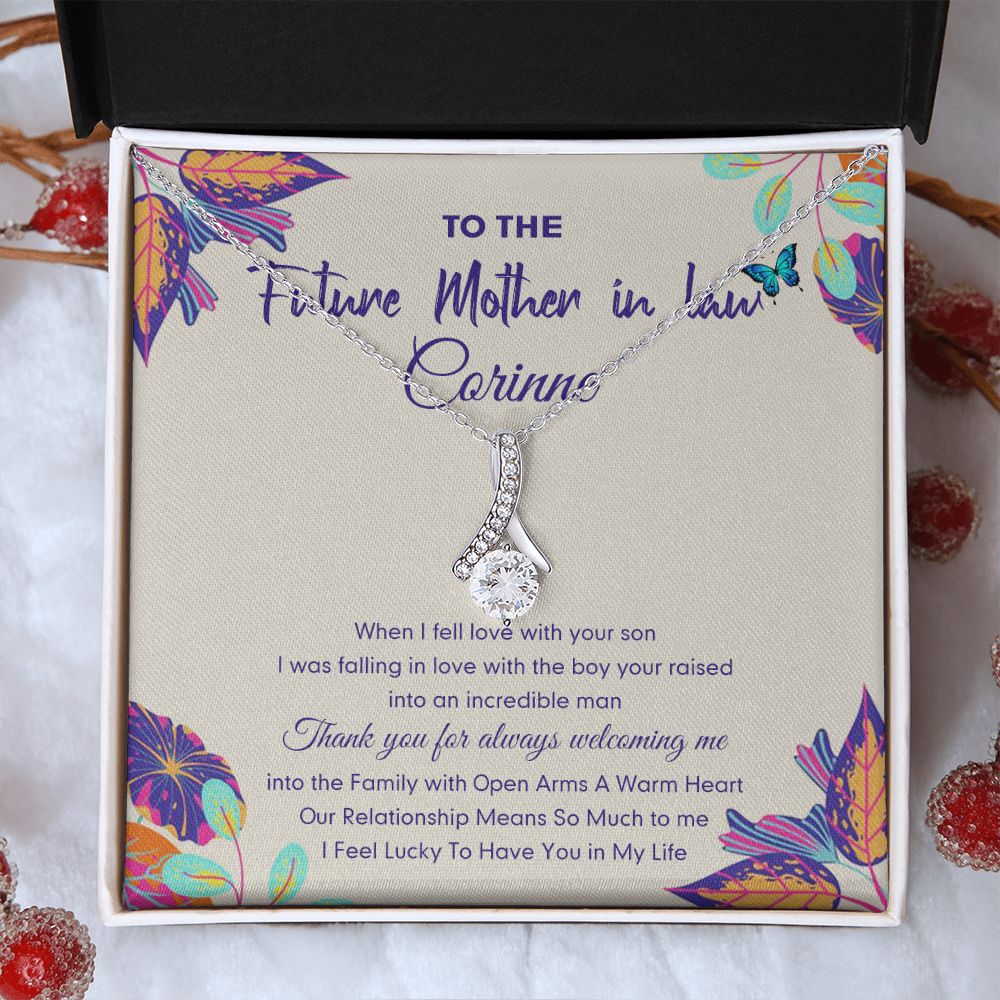 Mother in Law Necklace, Jewelry for Women, Future Mother in Law Gifts from Daughter in Law, Mother of Bride Gifts For Mother in Law, Birthday Gifts For Mother In Law From Daughter In Law16 Alluring Beauty Necklace