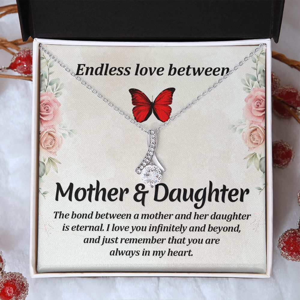 To My Mom Necklace, Gift For Mom, Mother's Day Gift from Daughter, Mom Jewelry Gift for Mothers Day, Birthday Gift for Mother, Moms Gift from Daughter Son, Necklace for Mom Mother 11 Alluring Beauty Necklace
