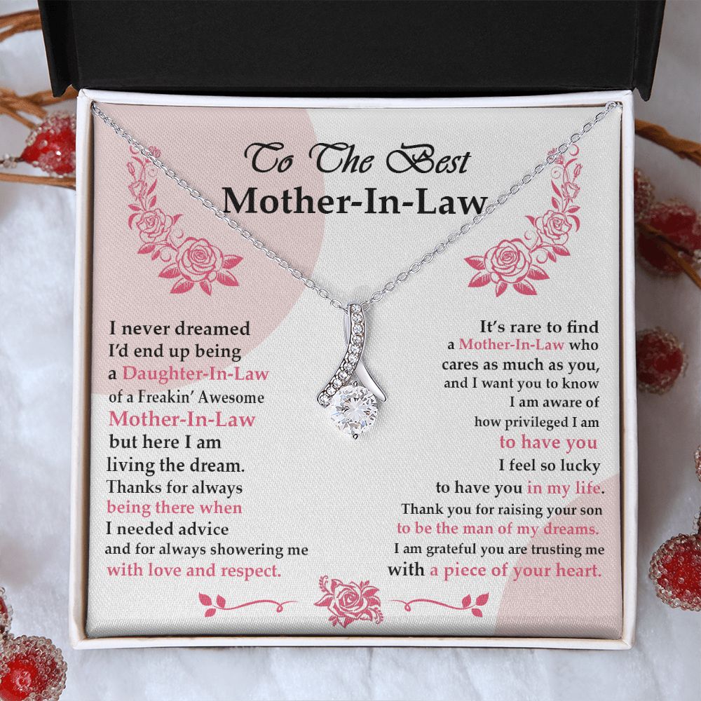 Mother in Law Necklace, Jewelry for Women, Future Mother in Law Gifts from Daughter in Law, Mother of Bride Gifts For Mother in Law, Birthday Gifts For Mother In Law From Daughter In Law6 Alluring Beauty Necklace