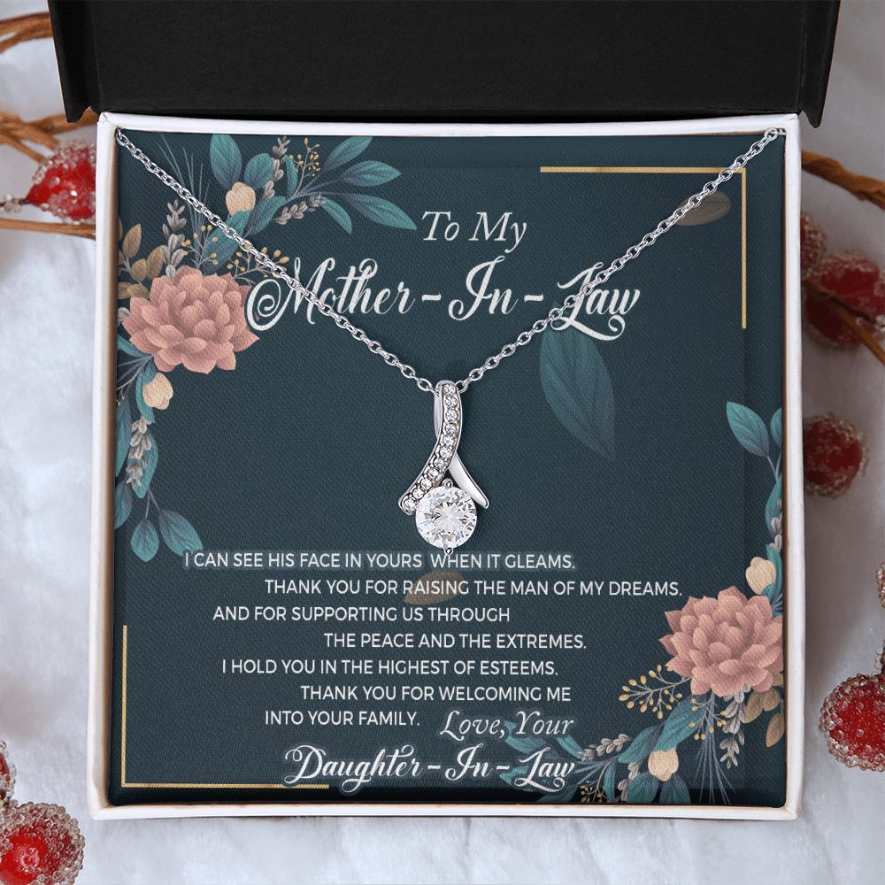 Mother in Law Necklace, Jewelry for Women, Future Mother in Law Gifts from Daughter in Law, Mother of Bride Gifts For Mother in Law, Birthday Gifts For Mother In Law From Daughter In Law2 Alluring Beauty Necklace