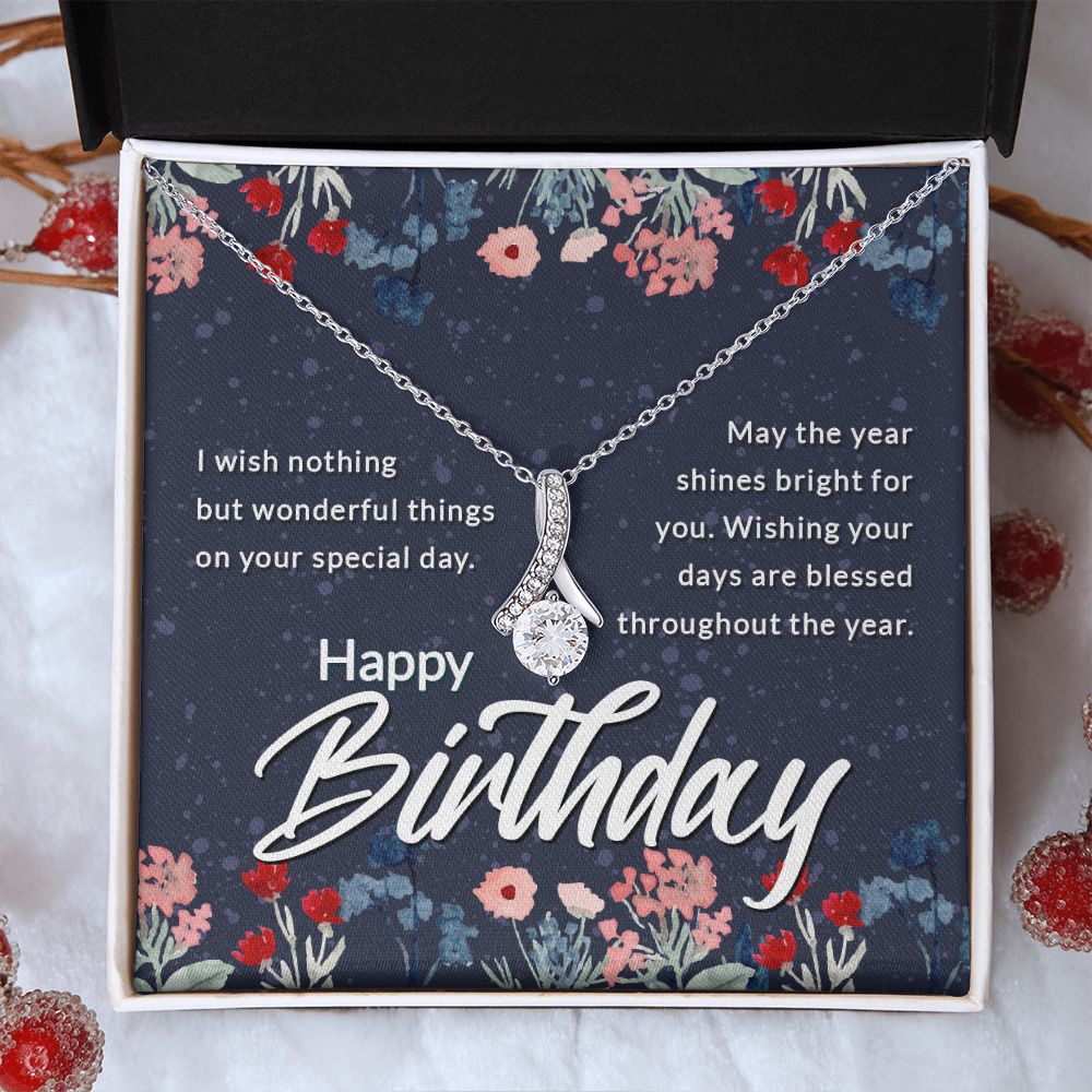 Mom Necklace Gifts for Mom from Daughter to Mom Gifts for Mothers Day from Daughter, To My Mom Necklace from Daughter to Mom Birthday Gifts Necklace with Message Card and Gift Box2230 Alluring Beauty Necklace