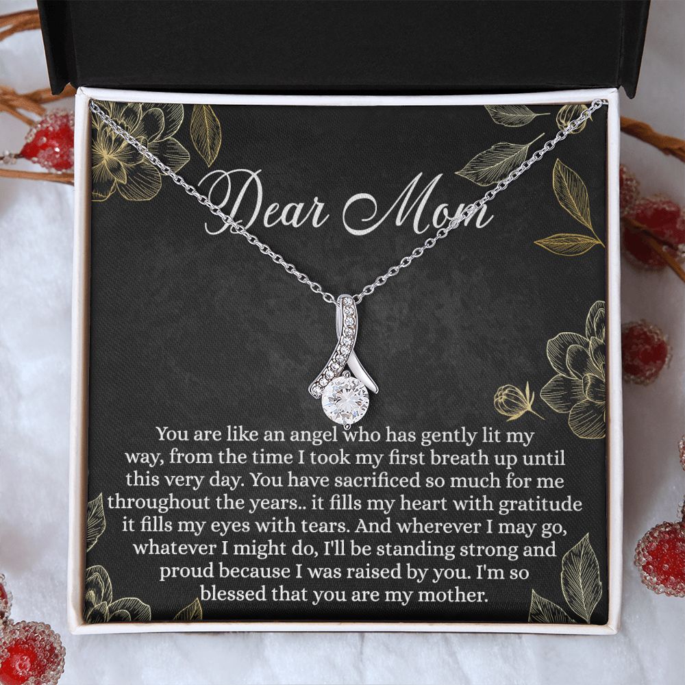 Mothers Day Gifts From Son Daughter Kids Gifts For Mom Birthday Unique Mothers Day Necklace Gift Idea Sentimental Mom Christmas Present Alluring Beauty Necklace