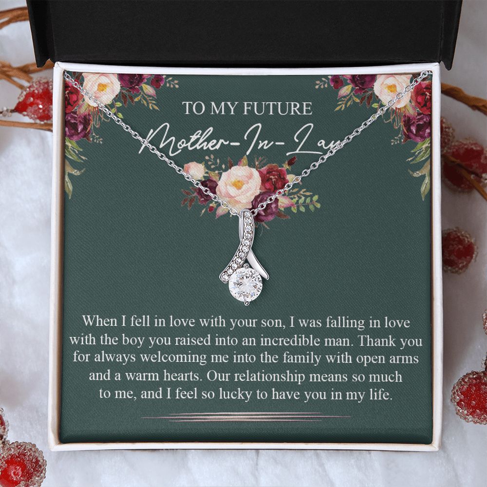 Mother in Law Necklace, Jewelry for Women, Future Mother in Law Gifts from Daughter in Law, Mother of Bride Gifts For Mother in Law, Birthday Gifts For Mother In Law From Daughter In Law5 Alluring Beauty Necklace