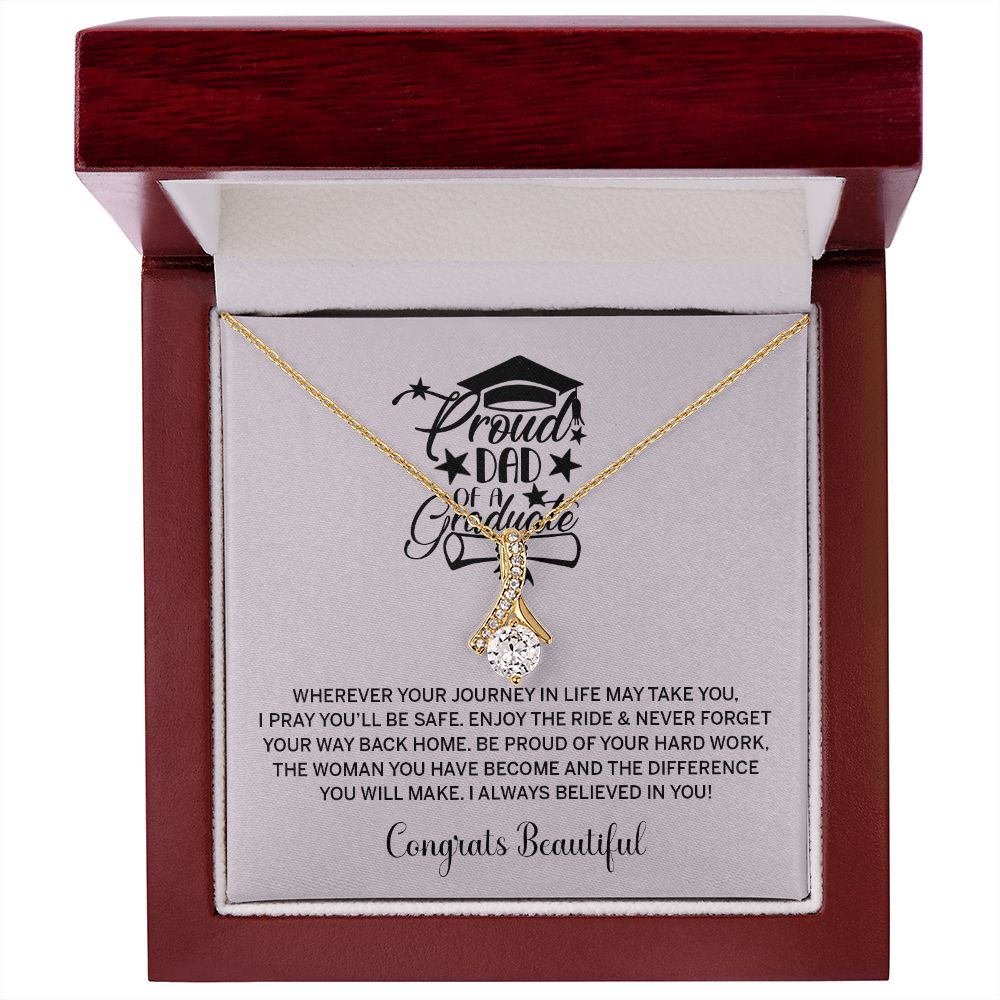 Gift For Daughter From Dad, Proud To Be Your Father, Graduation Gift, Birthday 175210799260