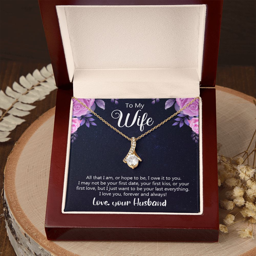Birthday Gifts For Wife, Necklace Gifts For Wife From Husband, To My Wife Jewelry For Women , To My Wife Necklace  from Husband Wedding Anniversary Present For Wife, Beautiful Wife Jewelry Christmas31 Alluring Beauty Necklace