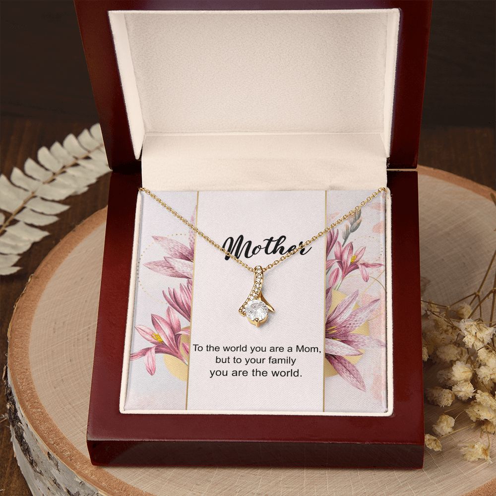 Mom Necklace Gifts for Mom from Daughter to Mom Gifts for Mothers Day from Daughter, To My Mom Necklace from Daughter to Mom Birthday Gifts Necklace with Message Card and Gift Box7 Alluring Beauty Necklace