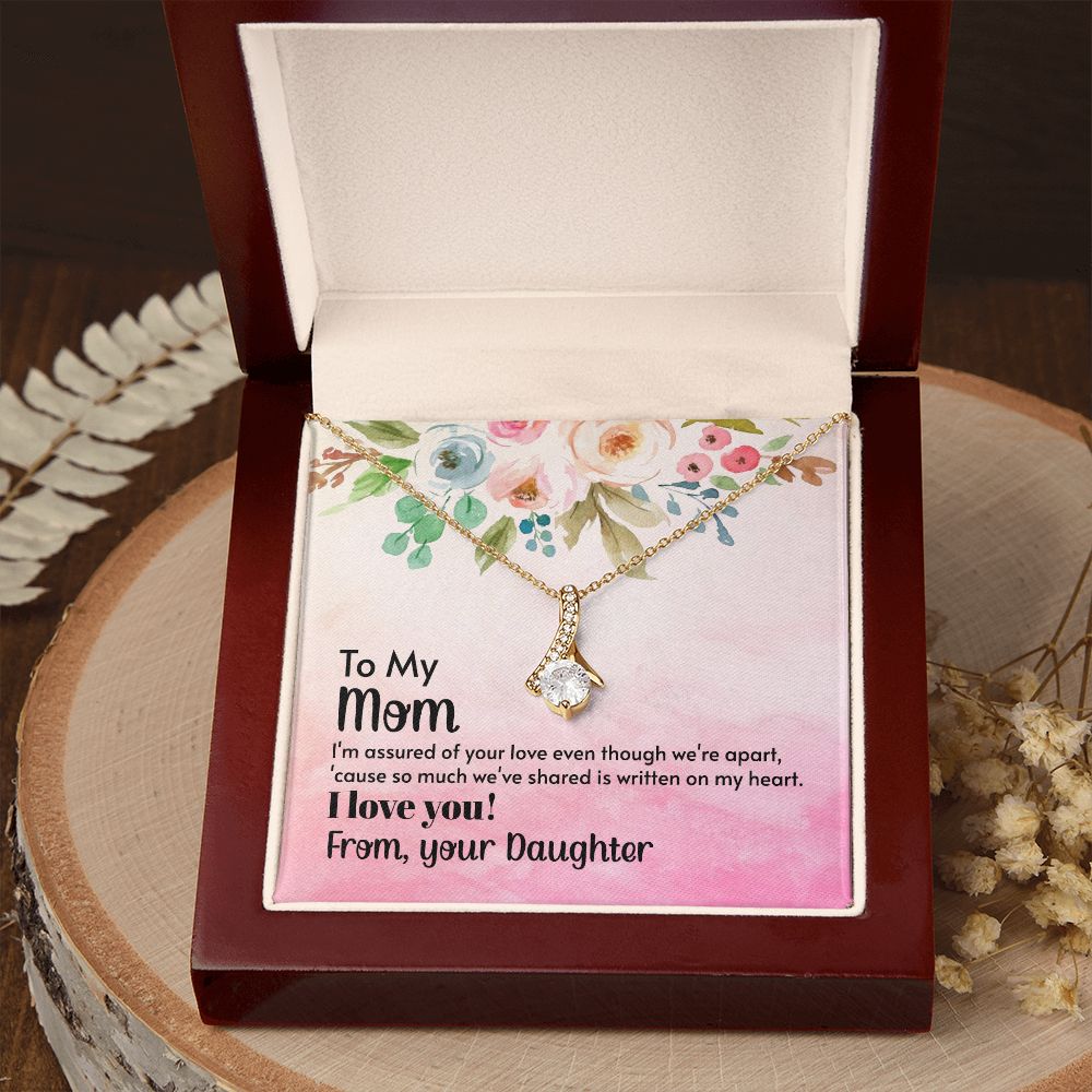 To My Mom Necklace, Gift For Mom, Mother's Day Gift from Daughter, Mom Jewelry Gift for Mothers Day, Birthday Gift for Mother, Moms Gift from Daughter Son, Necklace for Mom Mother 21 Alluring Beauty Necklace