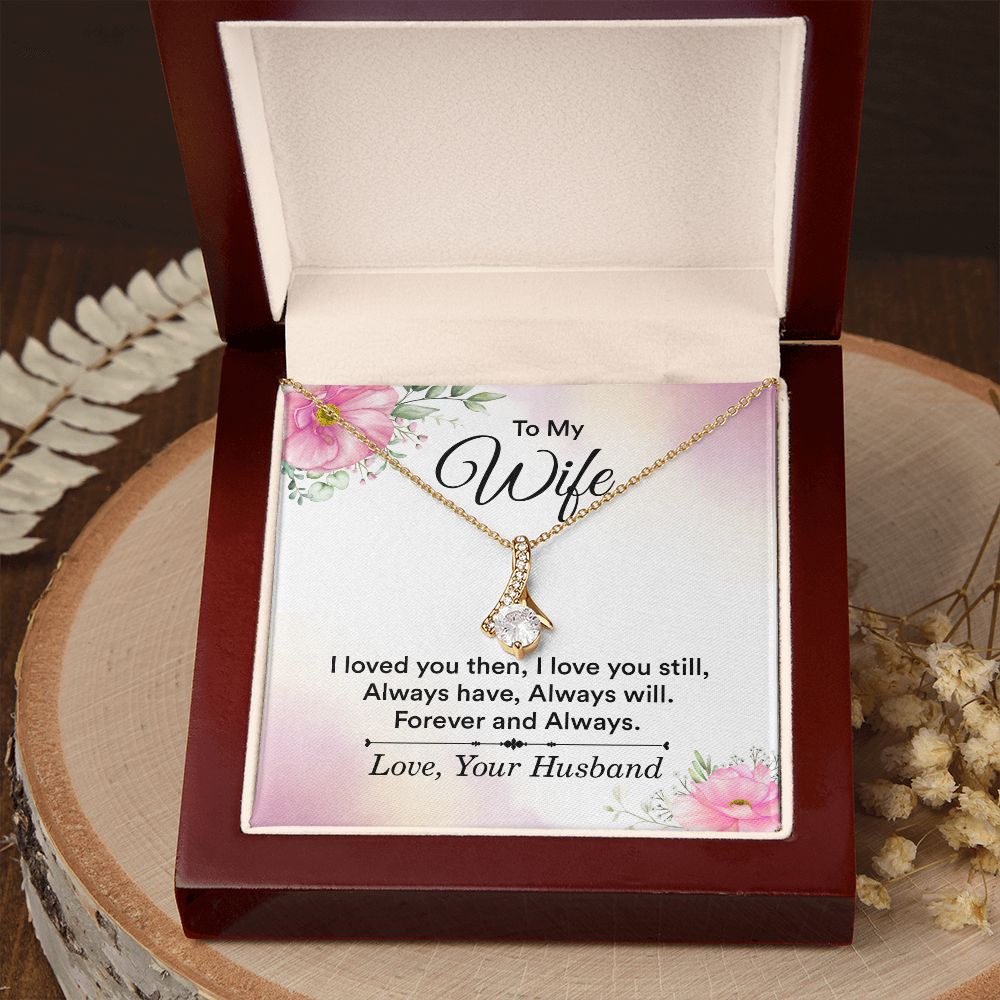 Birthday Gifts For Wife, Necklace Gifts For Wife From Husband, To My Wife Jewelry For Women , To My Wife Necklace  from Husband Wedding Anniversary Present For Wife, Beautiful Wife Jewelry Christmas27 Alluring Beauty Necklace