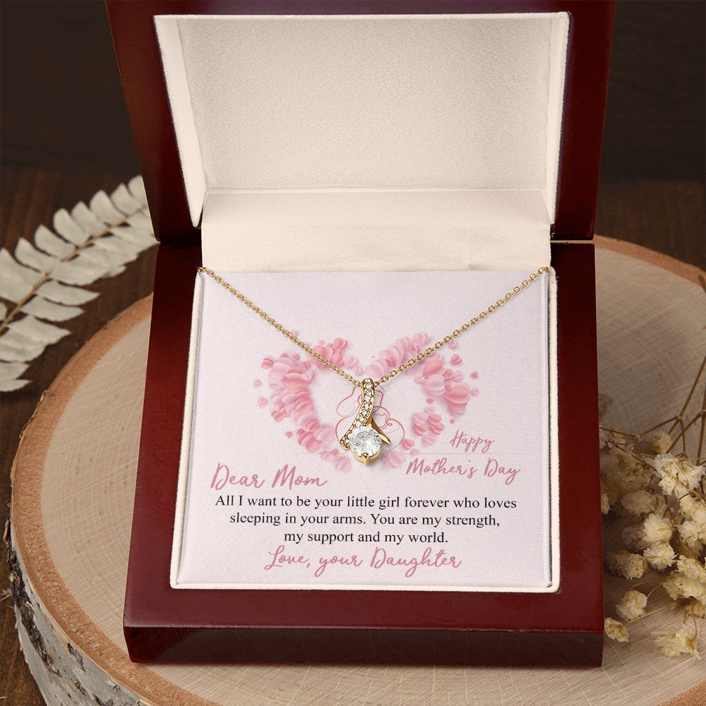 Mom Necklace Gifts for Mom from Daughter to Mom Gifts for Mothers Day from Daughter, To My Mom Necklace from Daughter to Mom Birthday Gifts Necklace with Message Card and Gift Box25 Alluring Beauty Necklace