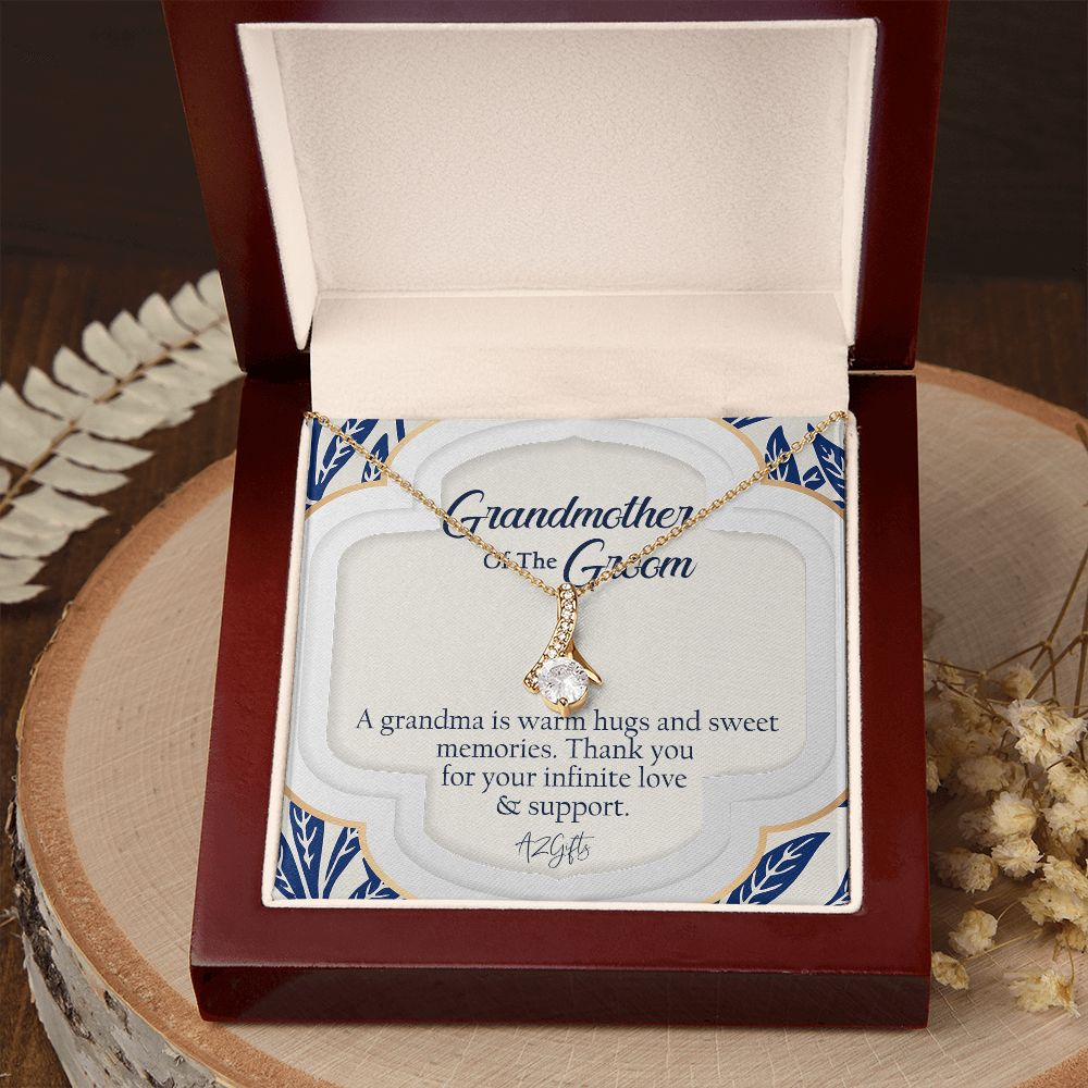 To My Grandmother Necklace, Gift for Grandmother Necklace, Mothers Day Gift For Grandma Nana, Grandma Jewelry From Grandchildren GrandKids , Jewelry Box Gift For Grandma Grandmother3 Alluring Beauty Necklace