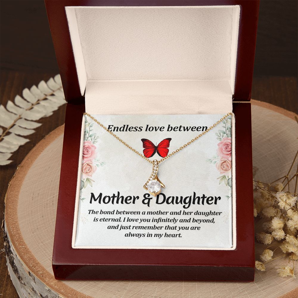To My Mom Necklace, Gift For Mom, Mother's Day Gift from Daughter, Mom Jewelry Gift for Mothers Day, Birthday Gift for Mother, Moms Gift from Daughter Son, Necklace for Mom Mother 11 Alluring Beauty Necklace