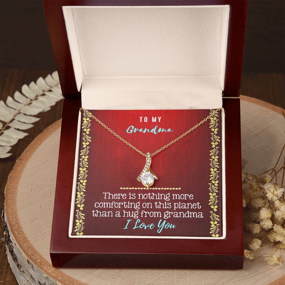 To My Grandma Necklace, Gift for Grandmother Necklace, Mothers Day Gift For Grandma Nana, Grandma Jewelry From Grandchildren GrandKids , Jewelry Box Gift For Grandma Grandmother20 Alluring Beauty Necklace