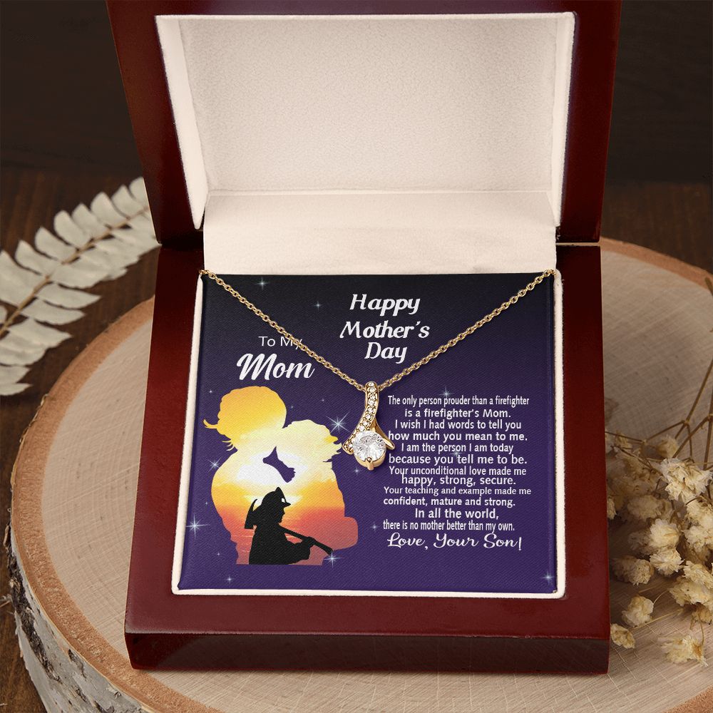 Mom Necklace Gifts for Mom from Daughter to Mom Gifts for Mothers Day from Daughter, To My Mom Necklace from Daughter to Mom Birthday Gifts Necklace with Message Card and Gift Box14 Alluring Beauty Necklace