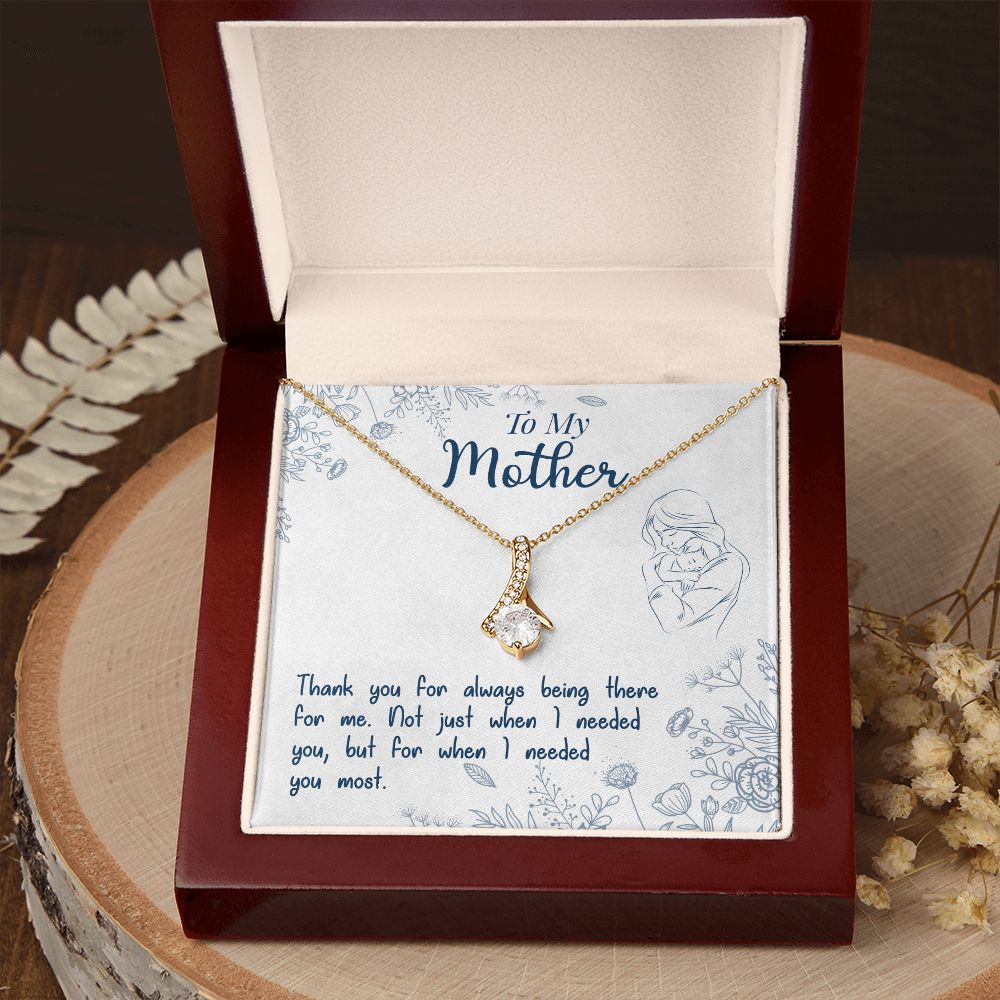 To My Mom Necklace Pendant Gift From Daughter Necklace I Needed You Most Gift For To Mom Happy Mother's Day Mother In Law Gift On Birthday Anniversary Gift 30821 Alluring Beauty Necklace