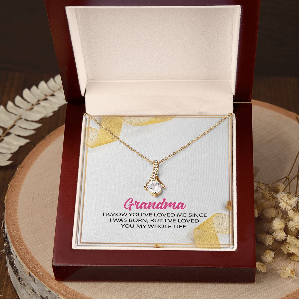 To My Grandma Necklace, Gift for Grandmother Necklace, Mothers Day Gift For Grandma Nana, Grandma Jewelry From Grandchildren GrandKids , Jewelry Box Gift For Grandma Grandmother12 Alluring Beauty Necklace