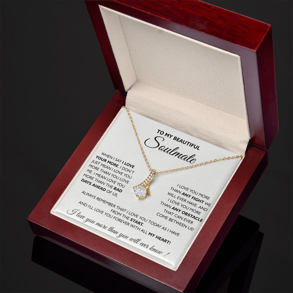 To My Soulmate Necklace Eternal Hope Necklace Valentine Day gift for Soulmate 175133533988 Alluring Beauty Necklace