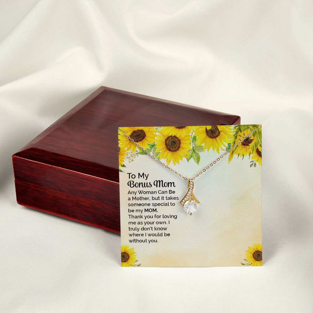 Mother Daughter Necklace as Daughter Gift from Mom, Mom Necklace as Christmas Gift for Mom from Son, Birthday Gift for Mother in Law Necklace, Bonus Mom Gifts for Step Mom Necklace3 Alluring Beauty Necklace