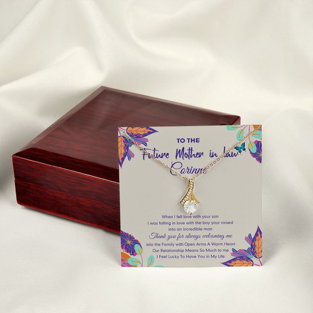 Mother in Law Necklace, Jewelry for Women, Future Mother in Law Gifts from Daughter in Law, Mother of Bride Gifts For Mother in Law, Birthday Gifts For Mother In Law From Daughter In Law16 Alluring Beauty Necklace