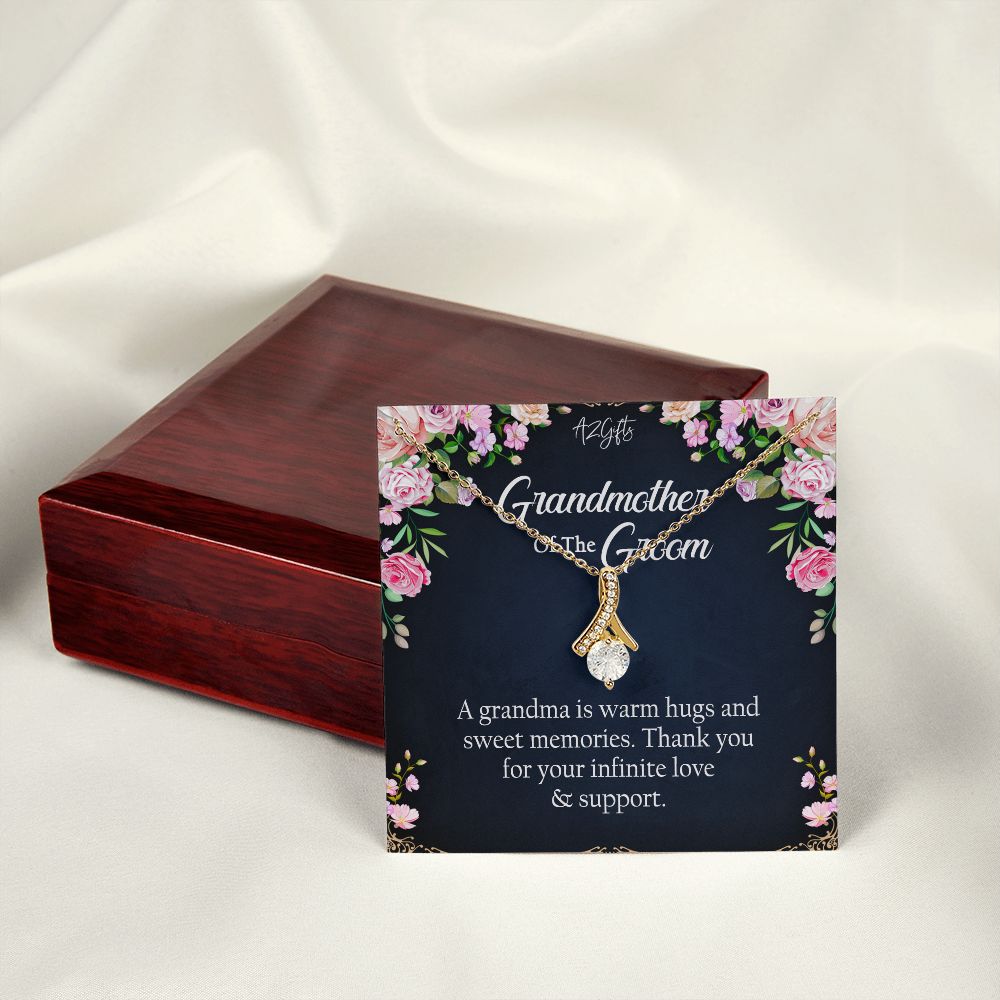 To My Grandmother Necklace, Gift for Grandmother Necklace, Mothers Day Gift For Grandma Nana, Grandma Jewelry From Grandchildren GrandKids , Jewelry Box Gift For Grandma Grandmother2 Alluring Beauty Necklace