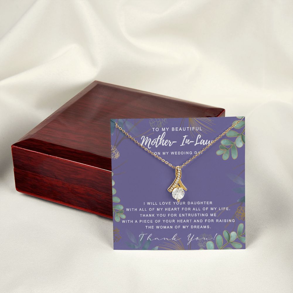 Mother in Law Necklace, Jewelry for Women, Future Mother in Law Gifts from Daughter in Law, Mother of Bride Gifts For Mother in Law, Birthday Gifts For Mother In Law From Daughter In Law8 Alluring Beauty Necklace