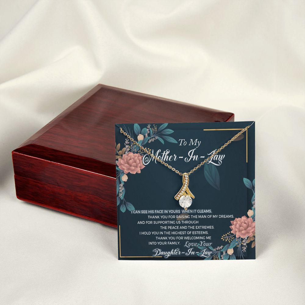 Mother in Law Necklace, Jewelry for Women, Future Mother in Law Gifts from Daughter in Law, Mother of Bride Gifts For Mother in Law, Birthday Gifts For Mother In Law From Daughter In Law2 Alluring Beauty Necklace