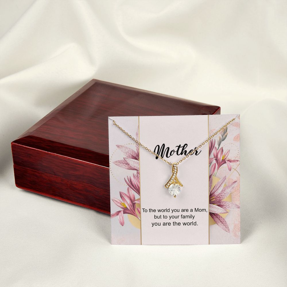 Mom Necklace Gifts for Mom from Daughter to Mom Gifts for Mothers Day from Daughter, To My Mom Necklace from Daughter to Mom Birthday Gifts Necklace with Message Card and Gift Box7 Alluring Beauty Necklace