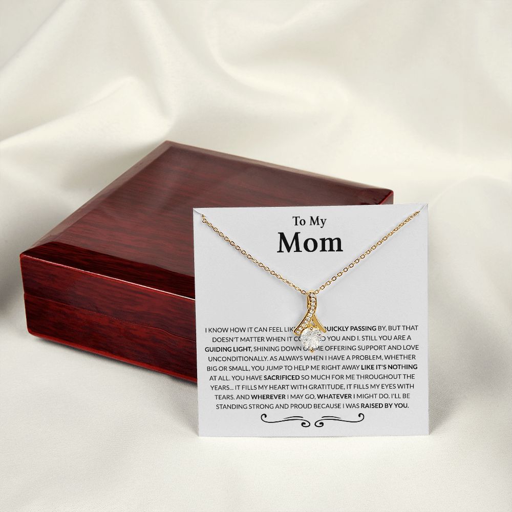 Gift for Mom from Daughter Moms Birthday Meaningful Gift for Mom Wedding Gifts Alluring Beauty Necklace