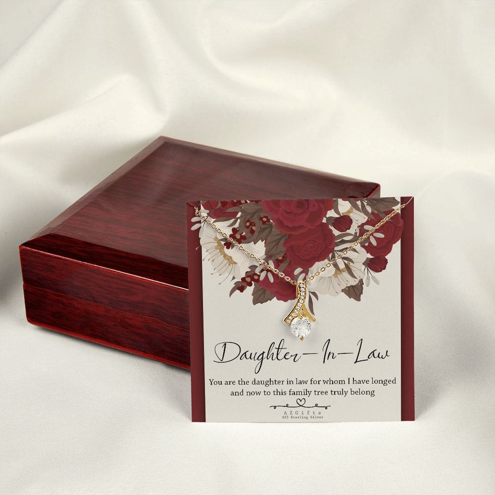 Daughter In Law Gifts Ideas, Daughter In Law Necklace, Gifts For Future Daughter In Law, Daughter In Law Birthday Gifts, Daughter-in-law Gifts From Mother In Law, Birthday Gifts For Daughter7 Alluring Beauty Necklace