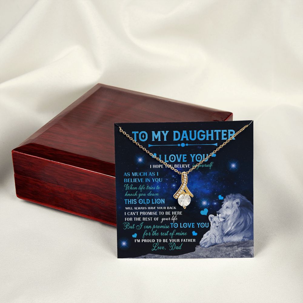 Dad To Daughter Necklace Jewelry Gift for Daughter from Dad Father Daughter Gift 175009114907 Alluring Beauty Necklace