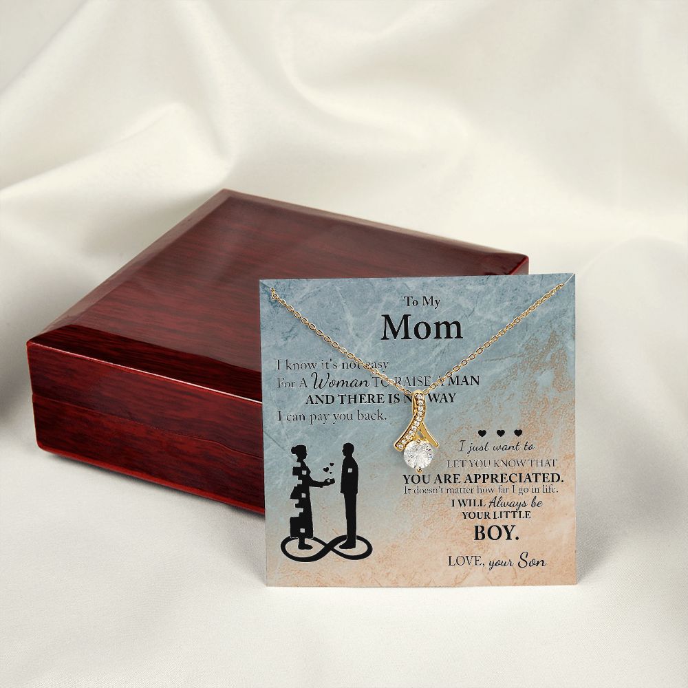Mom Gift From Son To Mother Necklace Thoughtful Birthday Gift Sentimental Alluring Beauty Necklace