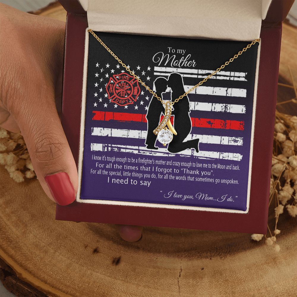 Mom Necklace Gifts for Mom from Daughter to Mom Gifts for Mothers Day from Daughter, To My Mom Necklace from Daughter to Mom Birthday Gifts Necklace with Message Card and Gift Box2233 Alluring Beauty Necklace