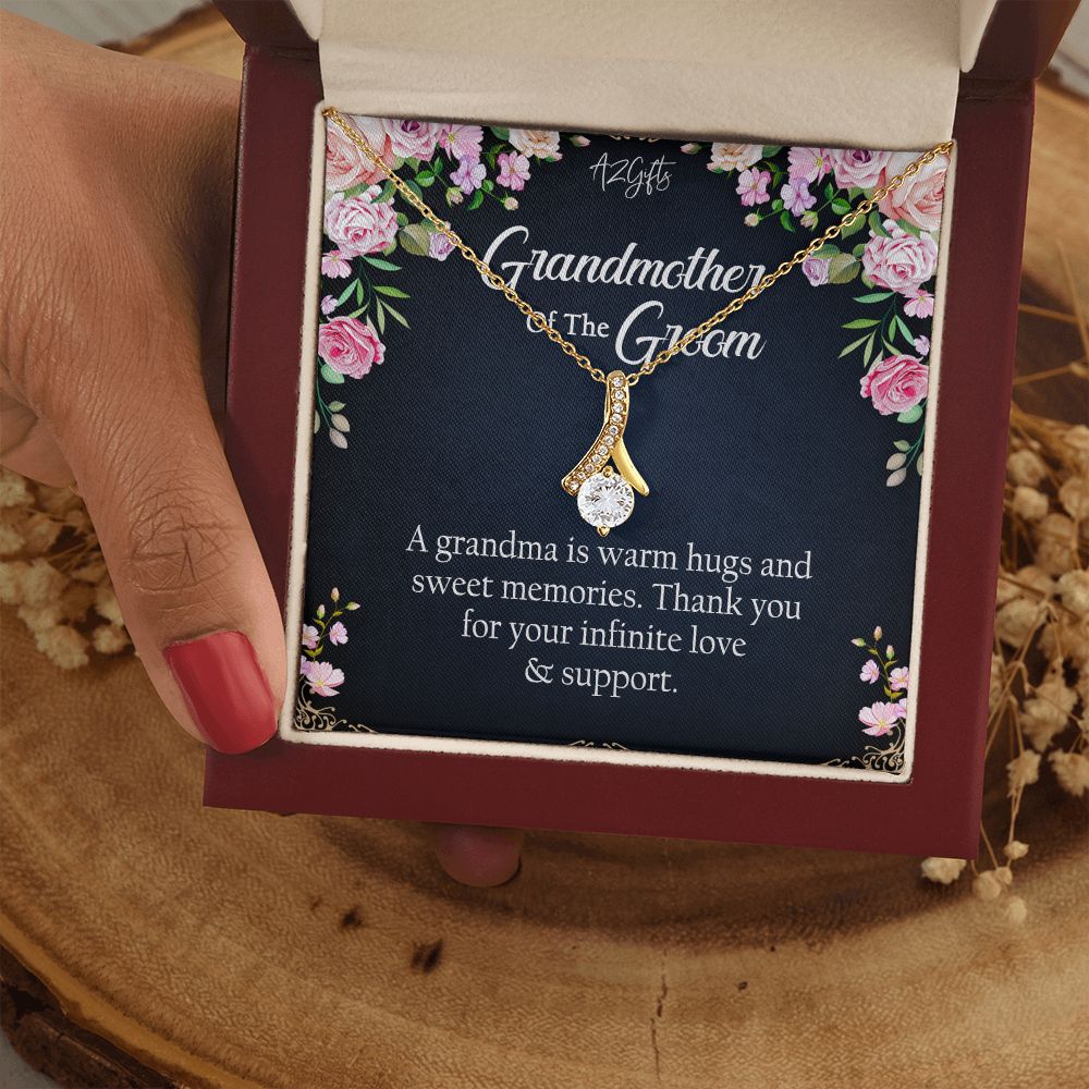 To My Grandmother Necklace, Gift for Grandmother Necklace, Mothers Day Gift For Grandma Nana, Grandma Jewelry From Grandchildren GrandKids , Jewelry Box Gift For Grandma Grandmother2 Alluring Beauty Necklace