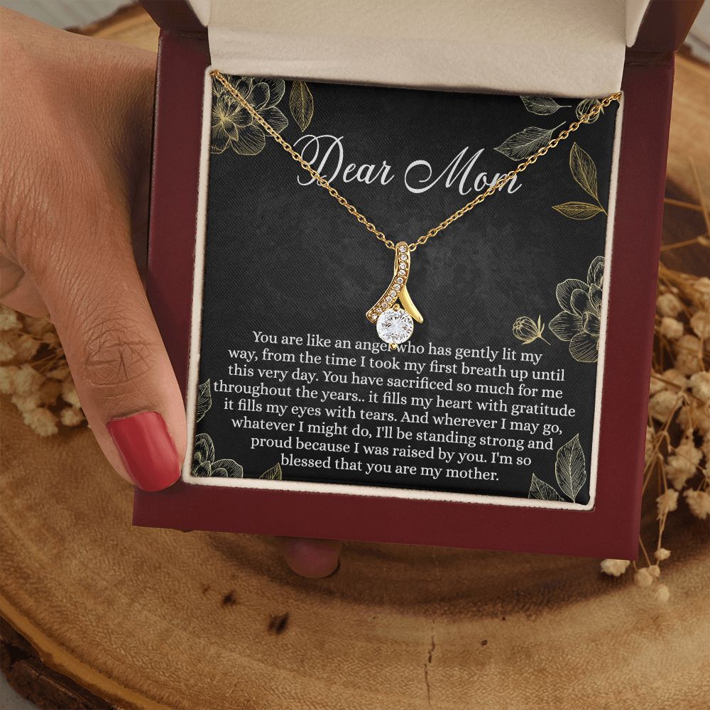 Mothers Day Gifts From Son Daughter Kids Gifts For Mom Birthday Unique Mothers Day Necklace Gift Idea Sentimental Mom Christmas Present Alluring Beauty Necklace