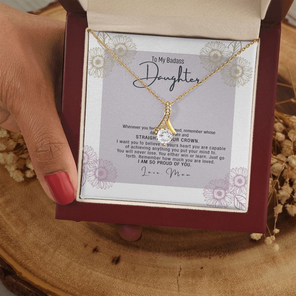 Daughter Necklace Gift From Mom Mother Daughter Jewelry Gift 21st Birthday Xmas Alluring Beauty Necklace
