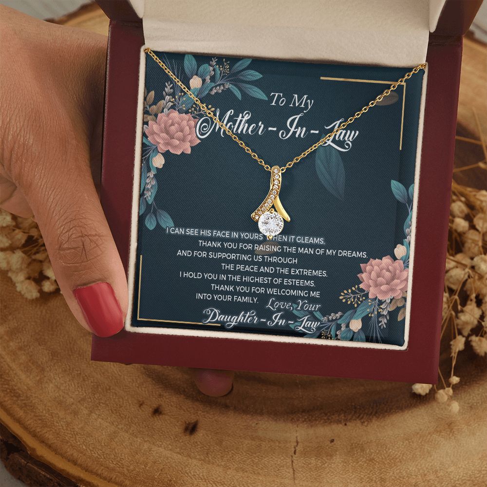 Mother in Law Necklace, Jewelry for Women, Future Mother in Law Gifts from Daughter in Law, Mother of Bride Gifts For Mother in Law, Birthday Gifts For Mother In Law From Daughter In Law2 Alluring Beauty Necklace