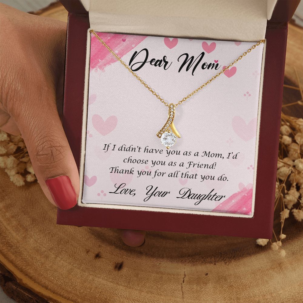 To My Mom Necklace, Gift For Mom, Mother's Day Gift from Daughter, Mom Jewelry Gift for Mothers Day, Birthday Gift for Mother, Moms Gift from Daughter Son, Necklace for Mom Mother 10 Alluring Beauty Necklace