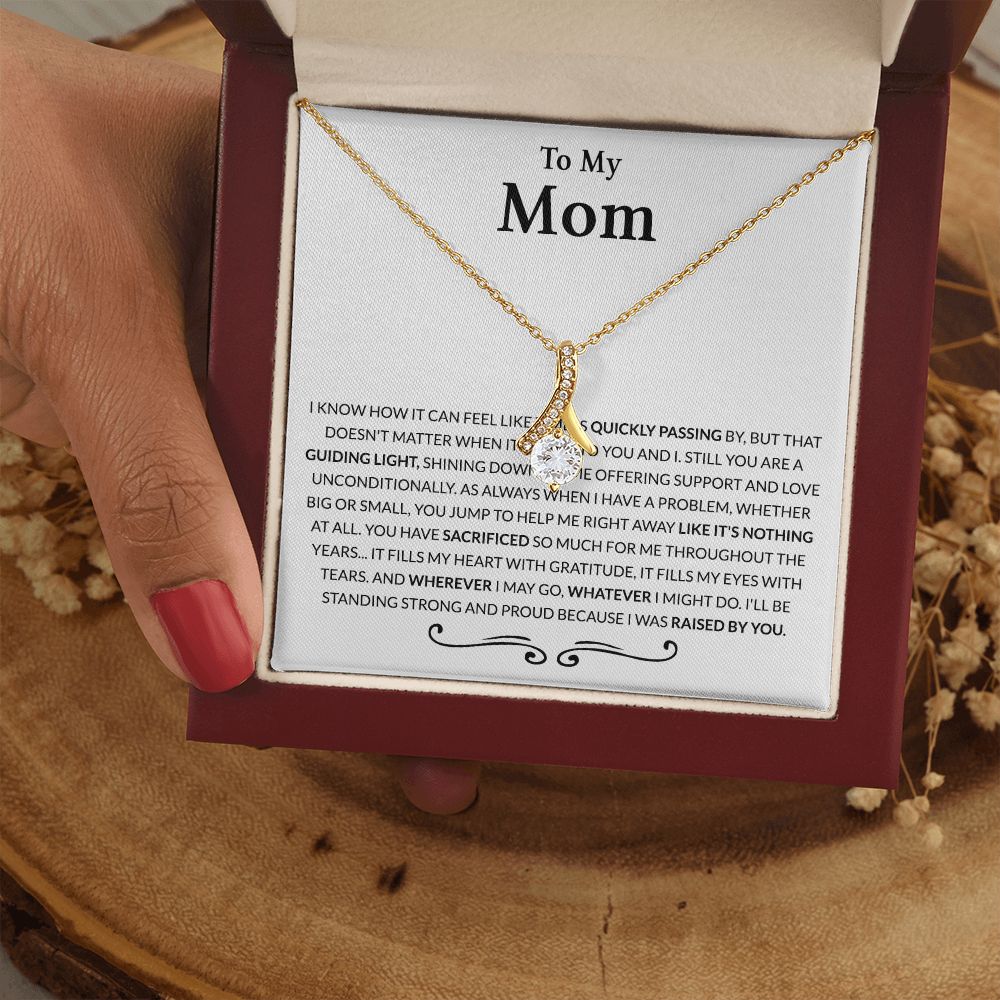Gift for Mom from Daughter Moms Birthday Meaningful Gift for Mom Wedding Gifts Alluring Beauty Necklace