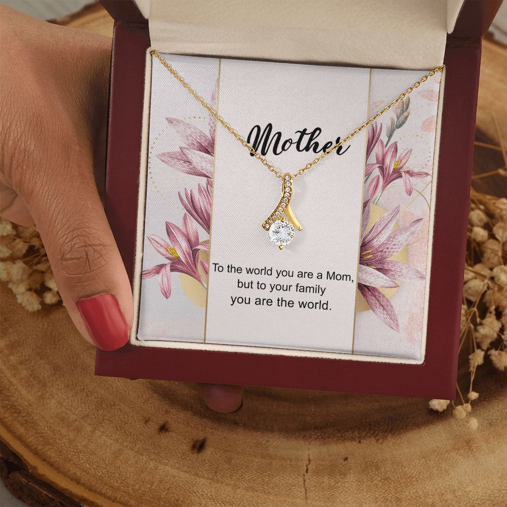 Mom Necklace Gifts for Mom from Daughter to Mom Gifts for Mothers Day from Daughter, To My Mom Necklace from Daughter to Mom Birthday Gifts Necklace with Message Card and Gift Box7 Alluring Beauty Necklace